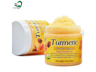 Turmeric Body Scrub With Honey & Himalayan Salt