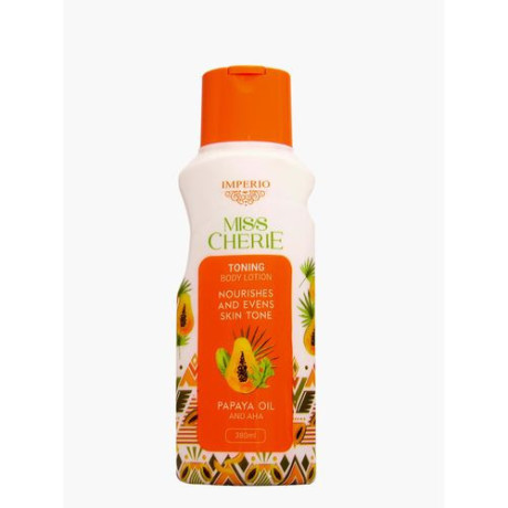 imperio-miss-cherie-papaya-oil-and-aha-body-lotion-380ml-big-0