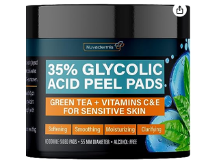 NUVADERMIS Glycolic Acid Pads - 35% Glycolic Acid Peel Pads