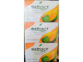 Extract Papaya Lightening Herbal Bathing Soap 125g X 12 PCS