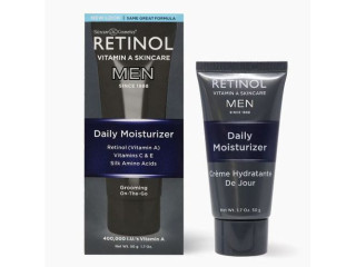 Skincare Cosmetics Retinol Anti-Aging Skincare For Men Daily Moisturizer 1.7 Oz (New Look The Same As The Old)