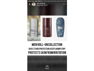 MisterGiordani, Goirdani gold and north for men deodorant roll on