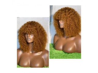 Curly Hair Wig With Fringe